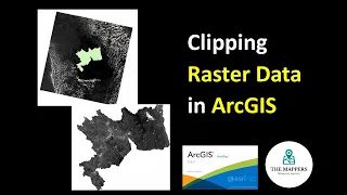 How to Clip Raster Data in ArcGIS - One Minute GIS [Tutorial 05]