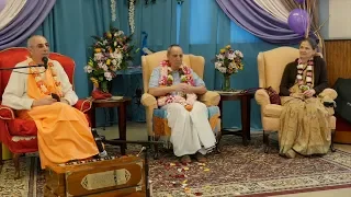 Kirtan and talk by H.H. Niranjana Swami - ISKCON CT - March 24, 2018