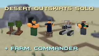 Desert Outskirts Solo - Roblox Tower Battles