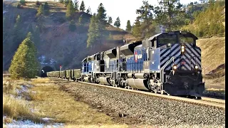 [HD] Montana Rail Link - EMDs along the 3rd and 4th Subdivisions