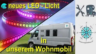 🟡 indirekte Beleuchtung 💡 in unserem Wohnmobil