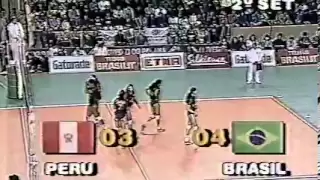 Voleibol Feminino - Sul Americano 1989 - Final - Brasil x Peru