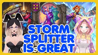 Storm Splitter WINS games  - Hearthstone Battlegrounds Duos