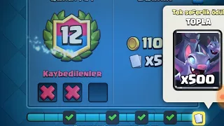 Yarasa Mücadelesinde 12 Yaptım/Dev ve Mücadele Sandıği Açılımı/ Clash Royale!