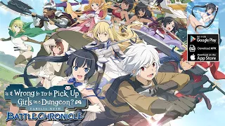 DanMachi BATTLE CHRONICLE Gameplay - English RPG Game Android iOS