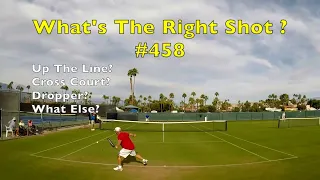 Tennis Topspin Forehand Drive.  What's The Right Shot # 458