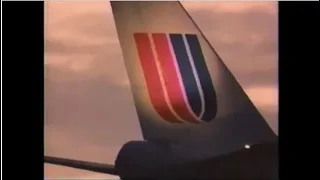 1992 United Airlines 747 Commercial