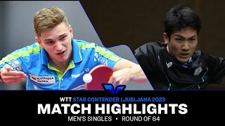 Yang Wang vs Peter Hribar | MS R64 | WTT Star Contender Ljubljana 2023