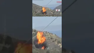 💥Se estrelló un avión que combatía los incendios forestales en Grecia