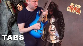 Alice Cooper - Poison | Guitar cover WITH TABS |