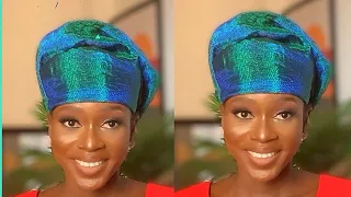 How to tie Gele step by step  // Cap Gele  : Joy Matte  #geletutorial #capgele