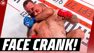 Strong FACE CRANK in Round 2! 💥 | Bellator MMA