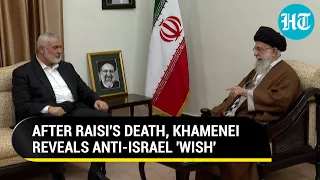 Iran Supreme Leader Pushes Hamas Boss To 'Destroy Israel'; 1st Dare Hours After Raisi Funeral