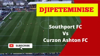 Southport FC vs Curzon Ashton FA Trophy #football #drone #southport