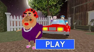 What if I Play as Evil Grandma in Grumpy Gran? Scary Obby! ROBLOX #roblox