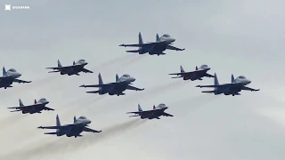 Victory Day Air Parade over Moscow May 9, 2020