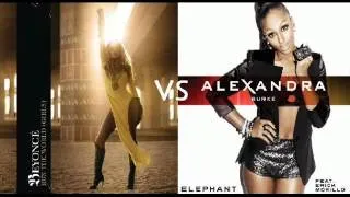 Beyonce Vs Alexandra Burke Mash Up (Girls Run The World & Elephant)