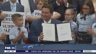 Gov. DeSantis signs bill prohibiting gender identity, sexual orientation instruction in grades K-3