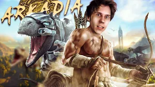 YOUTUBERS VS DINOSAURIOS | ARKADIA #1