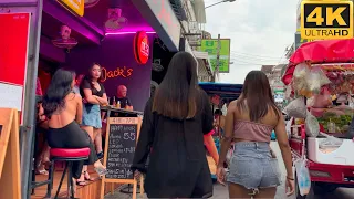 [4K] Pattaya, soi Buakhao so many beautiful ladies May 2023