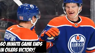 Edmonton Oilers Post Game: Oilers Play 60 Minutes, Win + Nuge Gets 4 Points | Oilers vs Hurricanes