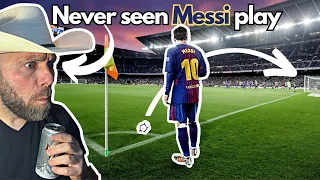 Drunk Texan AMAZED by Lionel Messi Highlight Reel