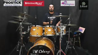 ISRAEL & RODOLFO - BATOM DE CEREJA - DRUM COVER - (Alison Willian)