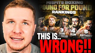 Misfits Boxing Pound For Pound Rankings Are A COMPLETE MESS..