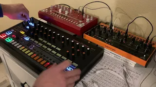 Acid Jam #003 "Daft" by Shurikat with Behringer RD-8, TD-3 & Crave.