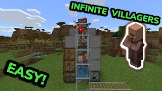 EASY 1.20 VILLAGER BREEDER TUTORIAL in Minecraft Bedrock (MCPE/Xbox/PS4/Nintendo Switch/Windows10)