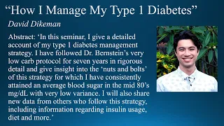 A preview clip of "How I Manage My T1D with A LC Diet" by our Diabetes University producer.