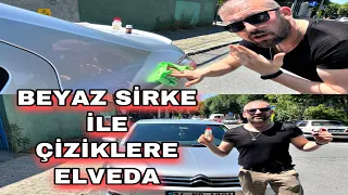 ARAÇ ÇİZİKLERİNE SON (BEYAZ SİRKE VE HİNDİSTAN CEVİZİ YAĞI )