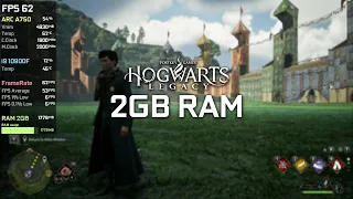 Hogwarts Legacy on 2GB RAM