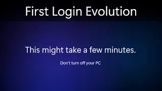 Windows First Login Evolution (8.0 - 11)