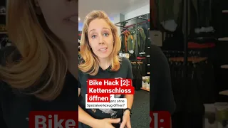 Fahrradkettenschloss ohne Spezialwerkzeug öffnen | Bike Hack [2]