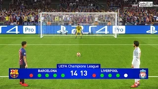 PES 2019 | Barcelona vs Liverpool | Penalty Shootout | UEFA Champions League (UCL) | Gameplay PC