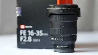 Sony 16-35 F2.8 GM II Camera Lens | Quick Unboxing