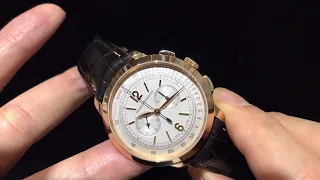 做得超靚但定￼價亦超高，二手大折讓可平2/3 ，18k紅金芝栢GIRARD PERREGAUX ￼ VINTAGE 1966 chronograph