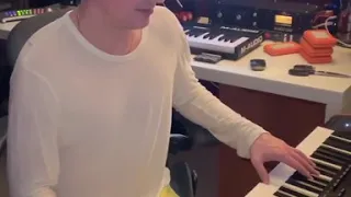 Charlie Puth playing  different random hit songs