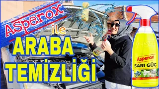 Asperox Sarı Güç Araba Temizleme / Asperox Jant Temizleme / Asperox Motor Temizliği Nasıl Yapılır?