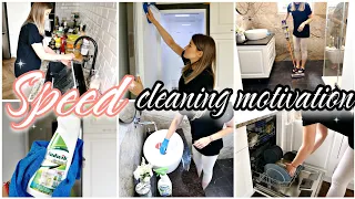 [SPEED] CLEANING MOTIVATION | CLEAN WITH ME KITCHEN | REFRIGERATOR | BATHROOM | DECLUTTER