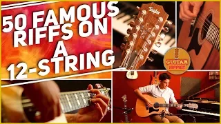 50 Famous Guitar Riffs On A 12-STRING - Teaser