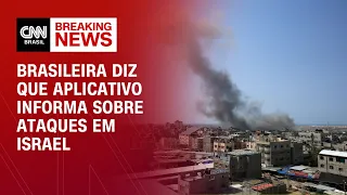 Brasileira diz que aplicativo informa sobre ataques em Israel | CNN PRIME TIME