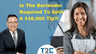 Does a Bartender Have to Split a $16,000 Tip?! Tip Pooling *Do I Have To Share Gratuities?