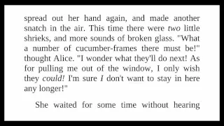 Alice's Adventure in Wonderland - chapter 4
