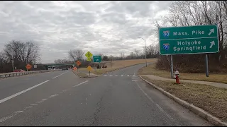 Mass Pike drive - Holyoke to Lee on I-90