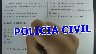 POLÍCIA CIVIL #1 - 5 QUESTÕES DE CONCURSO!!