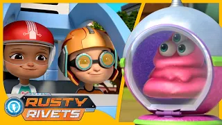 Rusty Babysits an Alien +MORE | Rusty Rivets Episodes | Cartoons for Kids