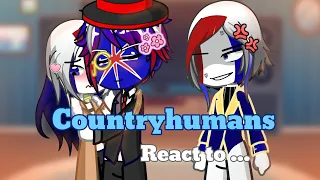 Countryhumans react to .... || Part 3 || Gacha life 2