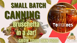 Preserve the Freshness: Canning Perfect Bruschetta in Jars - A Burst of Flavor All Year Round!